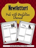 Newsletters/ Kids with disabilities themed