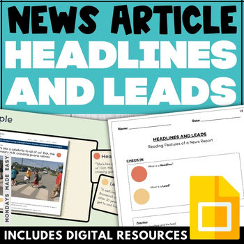 Preview of Newspaper Article Headlines and Leads - OSSLT News Report Examples - OSSLC OLC4O
