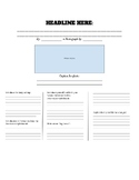 Newspaper Article Project Template