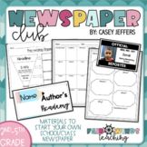 Newspaper Club Resources (class/school newspaper template)