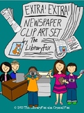 Newspaper Kids Clip Art Set for Personal or Commercial Use