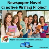 Newspaper Novel Project Creative Writing Activity