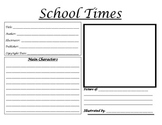 Newspaper Style Format for Book Reports