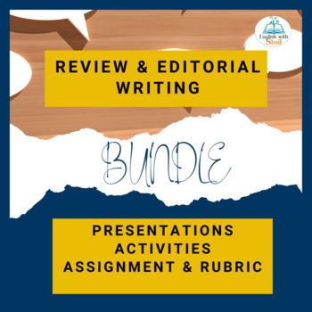 Preview of Journalism, News Writing: Opinion, Editorial, and Arts Review Writing BUNDLE