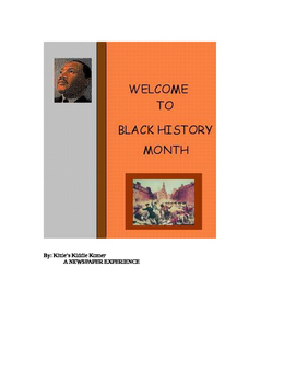 Preview of Newspaper for Black history Month