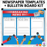 Newspaper article templates and bulletin board kit. Class 