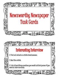 Newsworthy Newspaper Task Cards