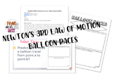 Newton's 3rd Law- Balloon Races Engagement Activity