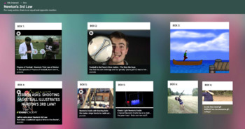 Preview of Newton's 3rd Law Padlet Exploration