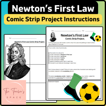 Results for newtons law of motion comic strip | TPT