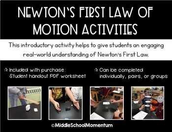 Preview of Newton’s First Law of Motion Activities
