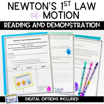 Preview of Newton's First Law of Motion Activity