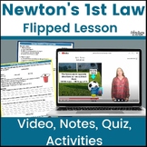 Newton's First Law of Motion Flipped Lesson | flipped classroom
