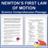 Newton’s First Law of Motion - Science Comprehension Passa