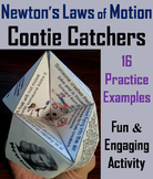 Newton's Laws of Motion Activity (Cootie Catcher Foldable 