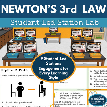 Preview of Newton's Laws - 3rd Law - Kesler Science Station Labs