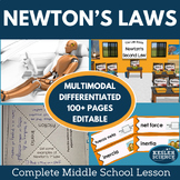 Newton's Laws Complete 5E Lesson Plan