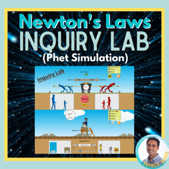 Preview of Newton's Laws Inquiry Lab (Phet Simulation) | Physics