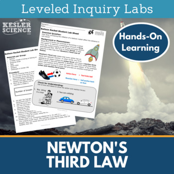 Preview of Newton's Laws Inquiry Labs - Third Law