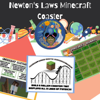 Newton's Laws Minecraft Coaster Project | TPT