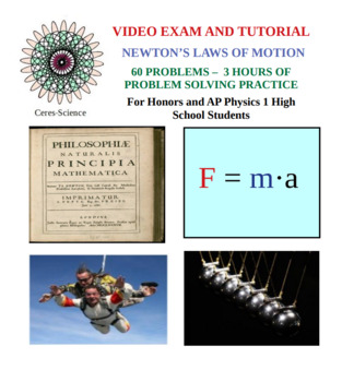 Preview of Newton's Laws- AP Physics 1 - Problem Solving Video Exam and Tutorial