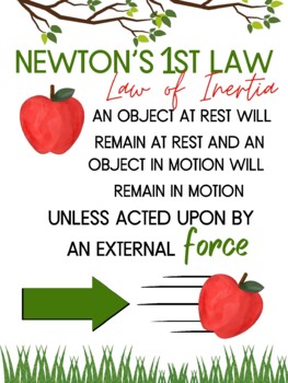 Preview of Newton's Laws Posters