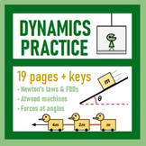 AP Physics 1 - Dynamics & Newton's Laws Practice (w/ Keys)