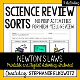 Newton's Laws Review Sort | Printable, Digital & Easel