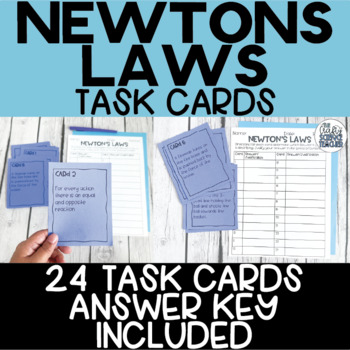 Preview of Newton's Laws Task Cards