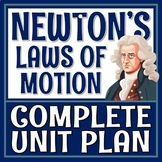 Newton's Laws Unit Bundle with Presentation Activities Pro