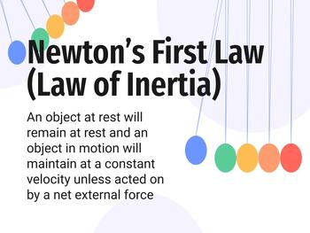 Preview of Newton's Laws and Forces Word Wall Cards