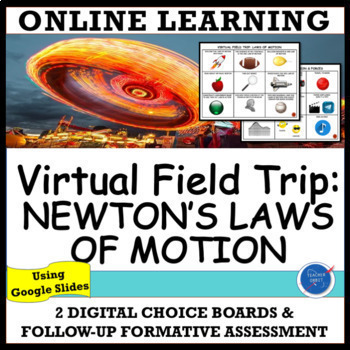 Preview of Newton's Laws of Motion Activity Virtual Field Trip Digital Resource