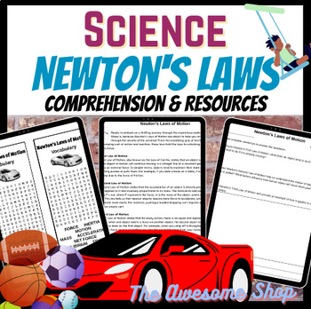 Preview of Newton's Laws of Motion Differentiated Readings and Resources for Inclusion