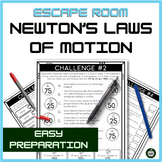 Newton’s Laws of Motion Escape Room Activity