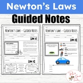 Newton's Laws of Motion - Guided Notes