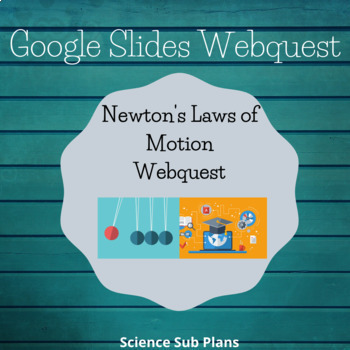 Preview of Newton's Laws of Motion Interactive Webquest