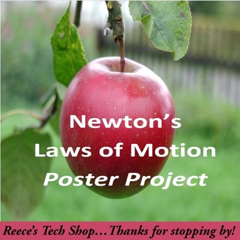 Preview of Newton's Laws of Motion Poster Acitivity