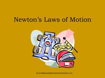 Preview of Newton's Laws of Motion: PowerPoint Presentation