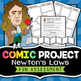 Newton's Laws of Motion Project | Comic Strip Activity | 1