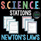 Newton's Laws of Motion - S.C.I.E.N.C.E. Stations - Distance Learning Compatible