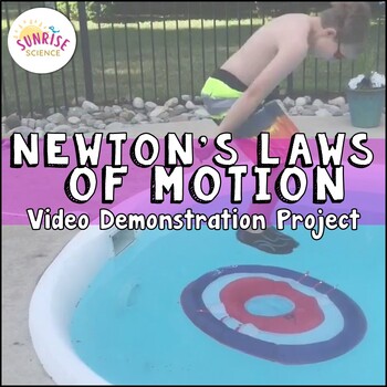 Preview of Newton's Laws of Motion Video Demonstration Project