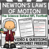 Newton's Laws of Motion Worksheet [PRINT & DIGITAL FOR DIS