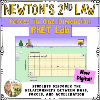 Preview of Newton's Second Law PhET Lab