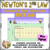 Newton's Second Law PhET Lab