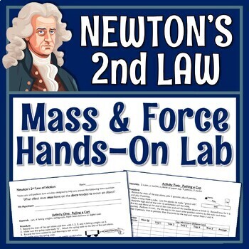 Preview of Newton's Second Law of Motion Activity Force Mass Hands-On Lab
