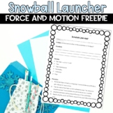 Newton's Second Law of Motion Winter Activity