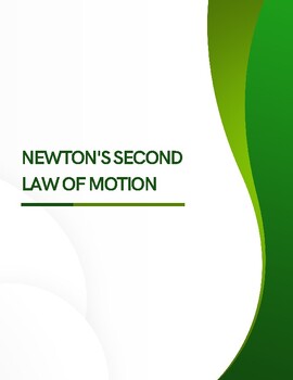 Preview of Newton's Second Law of Motion Notes