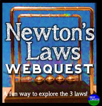 Preview of Newton's Three Laws of Motion Webquest