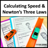 Preview of Newton's Laws of Motion and Calculating Speed Distance and Time MS PS2-2