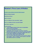 Newton's Three Laws of Motion with Examples